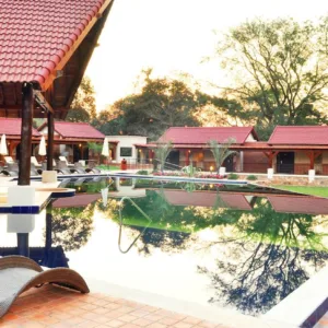 S shaped rattan lounge